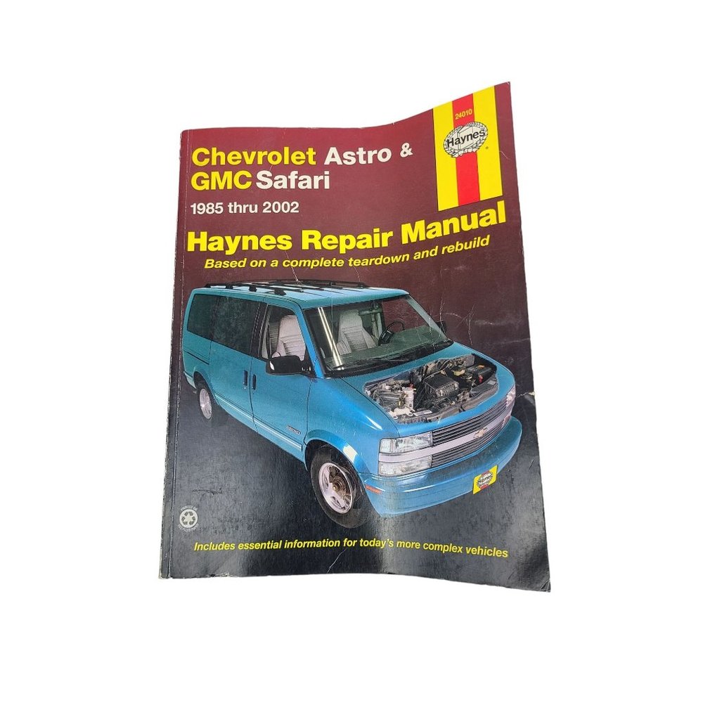 Haynes Repair Manual Cheverolet Astro and GMC Safari Van 1985-2002 #24010